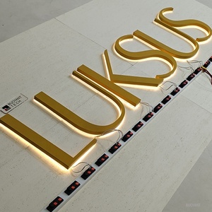 Store Front Brand <b>Logo</b> Stainless Steel Shop Signage Custom Backlit Channel Signs for Business 3d Letter Led Sign Board Outdoor - Product Image 6