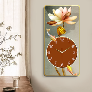 Đồng hồ treo tường nghệ thuật thanh lịch-Đồng hồ treo tường pha lê đẹp cho phòng khách và phòng ngủ - Product Image 3