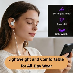 Nouveaux écouteurs intra-auriculaires KZ ZST PRO X 2026, avec transducteur hybride 1BA 1DD, filaires pour le gaming - Product Image 5