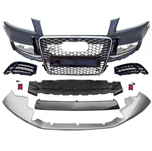 Body Parts Front Bumper Body Kits Assy For 2008-2011 AUDI B8 A5/S5 Upgrade AUDI RS5 Front Bumper With Grille