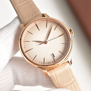 Montre mécanique de luxe originale haut de gamme pour homme, cadran large, style sportif décontracté, bleue, antique et simple - Product Image 3