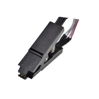SOIC8 SOP8 Format Flash Chip IC tes klip soket Adpter BIOS 24 25 93 USB Programmer dapat diprogram