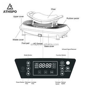 ATHSPO Piastra Vibrante a Doppio Motore con Vibrazione Composita 3D, 999 Velocità Regolabili, Macchina per Vibrazioni Potenziata - Product Image 2