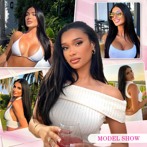 Wear and Go Perruques sans colle Cheveux humains Pré-plumés Pré Coupe 180% Densité 6x4 13x4 Prêt à Porter Perruques de Cheveux Humains Sans Colle Droites - Product Image 6