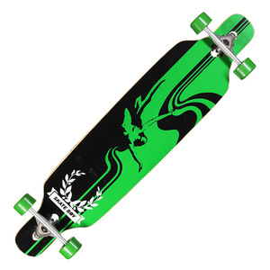 <span class=keywords><strong>Longboard</strong></span> Skateboard Complet Léger en Érable 100% Double Rocker - Product Image 3