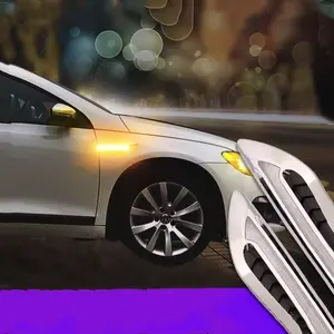 자동차 흡연 렌즈 자동차 조명 흐르는 램프 순차 깜박이 방향 지시등 동적 측면 마커 Audi honda toyota bmw