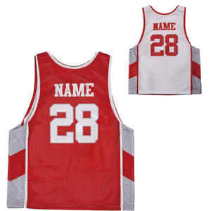 2024 OEM equipo malla pinnies personalizado reversible lacrosse Jersey - Product Image 2