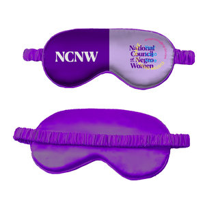 Coalition nationale de 100 femmes noires commande en gros masque de sommeil en satin impression de logo personnalisé en gros pour les hôtels et les compagnies aériennes agrément - Product Image 6