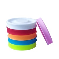 Mini disque volant en caoutchouc de Silicone, Durable, coloré et créatif, Offre Spéciale