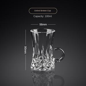 Holy Flame Diseño moderno <span class=keywords><strong>Taza</strong></span> de calabaza de vidrio europeo con platillo de porcelana de hueso <span class=keywords><strong>Taza</strong></span> de café masculina compacta negra <span class=keywords><strong>para</strong></span> bebidas calientes 60-100ml - Product Image 6