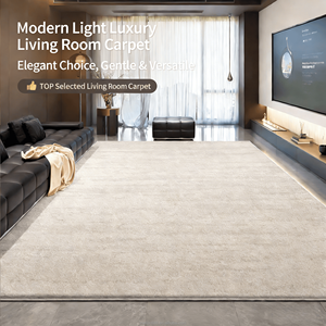 Alfombras de Gran Tamaño de Pelo Rizado Personalizables <span class=keywords><strong>para</strong></span> Sala de Estar, Alfombras Modernas de Alta Gama Lavables y Borrables <span class=keywords><strong>para</strong></span> Dormitorio, Sofá y <span class=keywords><strong>Mesa</strong></span> de Centro - Product Image 6