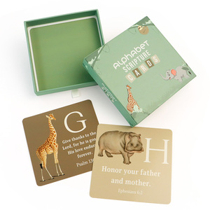 บริการพิมพ์การ์ดเรียนรู้ตัวอักษรแบบมืออาชีพ พร้อมกล่องฝาและฐาน จากผู้ผลิต ขายส่ง - Product Image 3