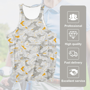 Canotta Sportiva da Uomo Versatile ad Asciugatura Rapida, Anti-Pilling, Anti-Restringimento, Traspirante, in Rete Perforata, per Corsa e Palestra - Product Image 4