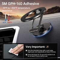 Support magnétique pour téléphone de voiture Syncwire, aimants puissants, entièrement en métal, flexible, rotation à 3 axes à 360 degrés pour 17/16/15/14 Pro Max