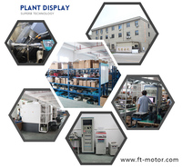 Moteur FTG monophasé IE 3 Efficacité Réducteur de vitesse à courant alternatif Couple élevé Basse vitesse avec fonction étanche Angle droit