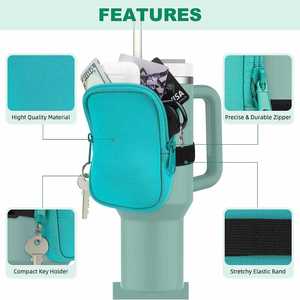 <b>Hot</b> Sale Printed Wallet Bag Portable 40Oz Sublimation Tumbler Neoprene <b>Water</b> <b>Bottle</b> <b>Pouch</b> - Product Image 2