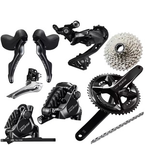 <span class=keywords><strong>Groupe</strong></span> <span class=keywords><strong>Shimano</strong></span> <span class=keywords><strong>105</strong></span> R7120 2x12 vitesses, frein à disque hydraulique BR-R7170, pédalier FC-R7100 170 mm 50-34T, cassette CS-R7101 11-34T - Product Image 1