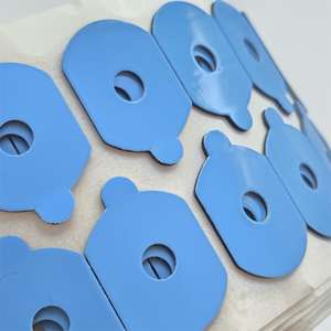 Pastilles adhésives doubles en céramique piézoélectrique pour blocage DAS, pour lentilles de lunettes, <span class=keywords><strong>colle</strong></span> de bordure 28x20mm - Product Image 4