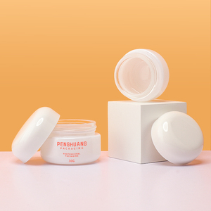 Envase de Crema para Ojos, Tarro de Vidrio Esmerilado Recargable, Envase Cosmético de Plástico, Tarros de Muestra de 30G/15G para Lociones y Labiales, OEM CE - Product Image 5