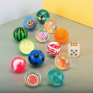Pelota Elástica de Goma de 45 mm, Pelota de Juguete de Alta Elasticidad, Varios Estilos Disponibles, Accesorios para Máquinas de Cápsulas de Juegos - Product Image 2