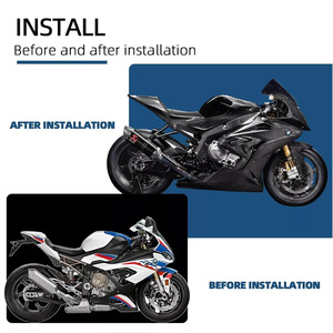 Protector de la cubierta de la caja de aire del tanque de combustible delantero de fibra de carbono de la motocicleta para BMW S1000RR S1000R M1000RR M1000R 2021-2025 S1000 RR/R - Product Image 3