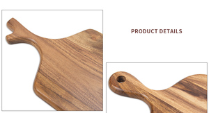 <span class=keywords><strong>Planche</strong></span> <span class=keywords><strong>à</strong></span> <span class=keywords><strong>découper</strong></span> en bois d'acacia personnalisée de qualité supérieure-Plateau de service polyvalent pour steak, pizza, charcuterie avec motif gravé - Product Image 6