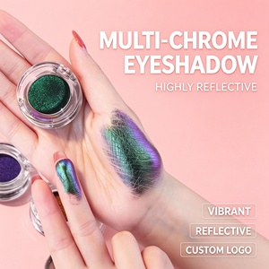 Machen Sie Ihren eigenen Lidschatten Single Case Shimmer Glitter Chamäleon Lidschatten Pigment Vegan Lidschatten Private Label Makeup Lidschatten - Product Image 1