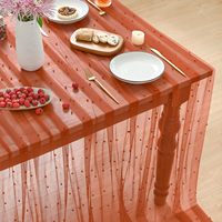 Housse de table pour fête prénuptiale, décoration de table pour mariage et anniversaire