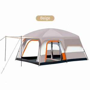 Tente de <span class=keywords><strong>camping</strong></span> extérieure 2 chambres avec espace de vie, abri familial grande capacité 3-10 personnes, fournisseur fabricant en gros - Product Image 4