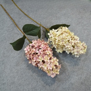 Hortensia artificial de seda de otoño 2025 para decoración del hogar, materiales florales de alta calidad para Arreglo de mesa - Product Image 1