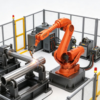 Robot polyvalent 6 axes SR220/3100, série robuste à longue portée, charge utile de 220 kg, portée de 3140 mm, soudage à l'arc, soudage par points, manutention