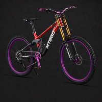 VTT MTBGO 26 pouces en acier renforcé, 21/24 vitesses, suspension intégrale, conduite fluide, VTT pour homme