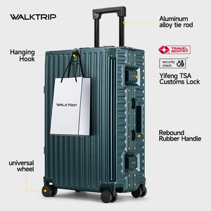 Walktrip 24 pollici Unisex in alluminio Multi-funzionale <span class=keywords><strong>valigia</strong></span> con Spinner ruote di medie <span class=keywords><strong>dimensioni</strong></span> sportsshipping scatola <span class=keywords><strong>valigia</strong></span> - Product Image 3