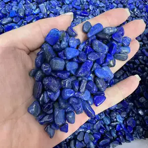Grosir batu akik Tumbled kerikil Quartz kasar batu permata FenShui Reiki dan kepingan kristal penyembuhan jumlah besar lapis lazuli Natural St