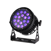 Projecteur LED PAR extérieur étanche IP65 18x15W zoomable RGBWA+UV 6-en-1 DMX professionnel pour DJ, mariages et événements