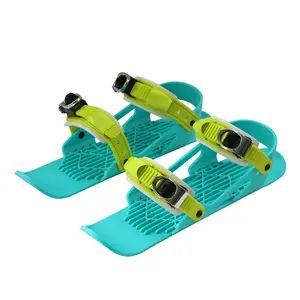 Sklum — chaussures de Ski portables avec lacets réglables pour enfants et adultes, tennis courtes, lames de neige, équipement pour la neige