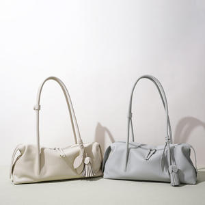 Bolso Casual de Alta Calidad para Mujer, Diseño 2026, Cuero Genuino de Lujo, Gran Capacidad, Cierre de Cremallera, Bolso Tote de Diseñador - Product Image 1