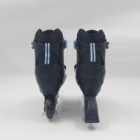 Patins à roulettes ajustables, châssis en aluminium, coque en PE, doublure en maille velours, roulements 608Z, roues en PVC, pour débutants, garçons et filles