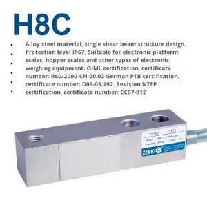 Sensor de Pesaje <span class=keywords><strong>AVIC</strong></span> H8C-C3-500kg/1t/2t/4t/5t-4B1 Tipo de Montaje Sin Montaje Hecho en China Continental - Product Image 3