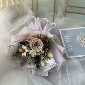 <span class=keywords><strong>Ramo</strong></span> de flores pequeñas naturales románticas, <span class=keywords><strong>ramo</strong></span> de flores de boda, <span class=keywords><strong>ramo</strong></span> de rosas preservadas para decoración de eventos de Graduación - Product Image 6