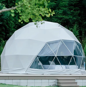 Carpa Domo Geodésica de Acero Resistente de Alta Calidad de 950g para <span class=keywords><strong>Turismo</strong></span> al Aire Libre, para Estancias en Resorts y Parques Ecológicos - Product Image 1