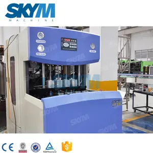 4 Cavity 2000bph Manual Pet Bottle Making Blow Molding Machine Plastic Can Container Blowing Machine