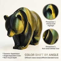 Filament PLA bicolore en soie avec logo personnalisé, 1,75 mm, 1 kg, pour imprimante 3D, deux tons, lisse et brillant, sans effet de filaments, vente en gros OEM