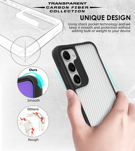 Custodia Ibrida Antiurto in TPU+PC per <span class=keywords><strong>Samsung</strong></span> Galaxy S23 Ultra, Cover Sottile di Lusso per Business, Protezione Completa, Guscio Rinforzato - Product Image 3