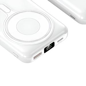 Batería Externa Magnética Ultrafina de Alta Capacidad de 10000 mAh, Carga Inalámbrica Rápida de 15 W PD22.5 W 4 en 1 para Viajes, Soporte - Product Image 5
