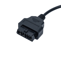Adaptador OBD OEM ODM Linkyou para OBD1 de 5 Pines a OBD2 de 16 Pines, Cable Conector Hembra, Herramienta de Diagnóstico, 12-24V, 12 Meses de Garantía