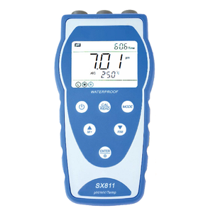เครื่องวัดค่า pH แบบพกพา XZ LAB SX811 -2.00 ถึง 19.99 pH เครื่องวัดค่า pH mV และอุณหภูมิแบบกันน้ำ พร้อมระบบ ATC สำหรับห้องปฏิบัติการ - Product Image 2