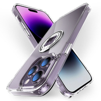 2 en 1 TPU PC 4 coins antichoc anneau support étui de téléphone pour iPhone 14 pro max 13 12 min 11 pro 6 7 8 15 16 plus XR XS SE 2022