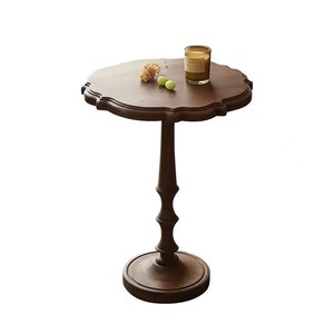 Table basse <span class=keywords><strong>vintage</strong></span> en <span class=keywords><strong>bois</strong></span> massif de campagne française lumière américaine luxe simple sculpté <span class=keywords><strong>petit</strong></span> <span class=keywords><strong>meuble</strong></span> d'appartement pour la salle à manger à la maison - Product Image 5
