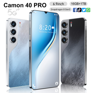 Smartphone Camon C40 Pro 5G 16GB+1TB Deca Core 144Hz L108MP Batteria <span class=keywords><strong>C</strong></span> Ricarica Rapida 65W Android 15 Versione Globale - Product Image 1